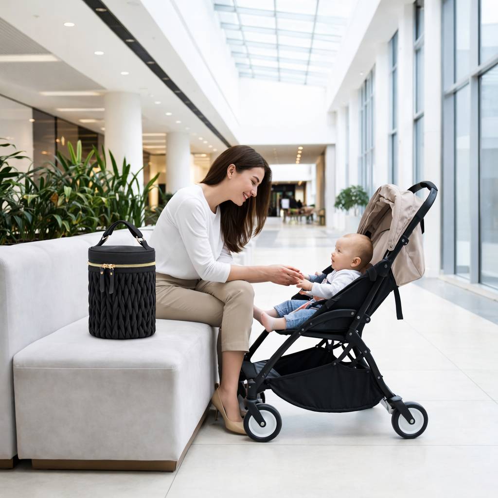 sac biberon isotherme noir centre commerciale moderne eclaire