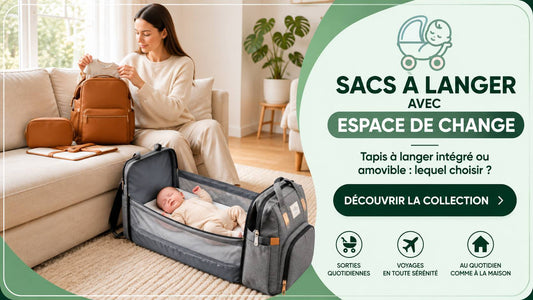 Tapis à langer intégré ou amovible : lequel choisir ?