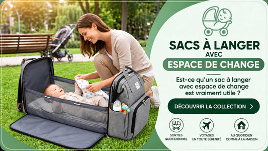 Est-ce qu’un sac à langer avec espace de change est vraiment utile ?