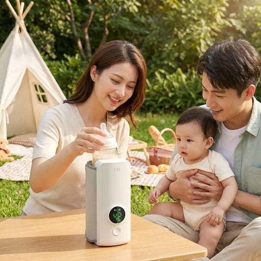 chauffe biberon nomade famille bebe exterieur repas sans stress temperature ideale