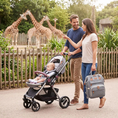 sac a langer avec tapis de change sortie famille zoo