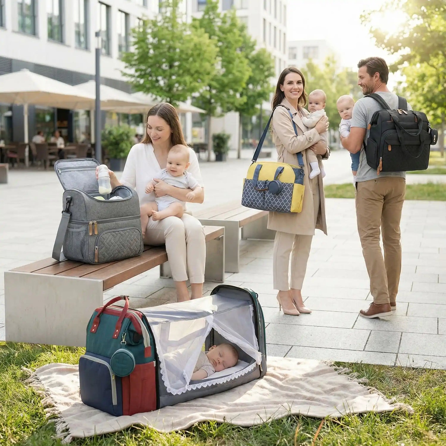 sac a langer image quatre types de sac a langer 