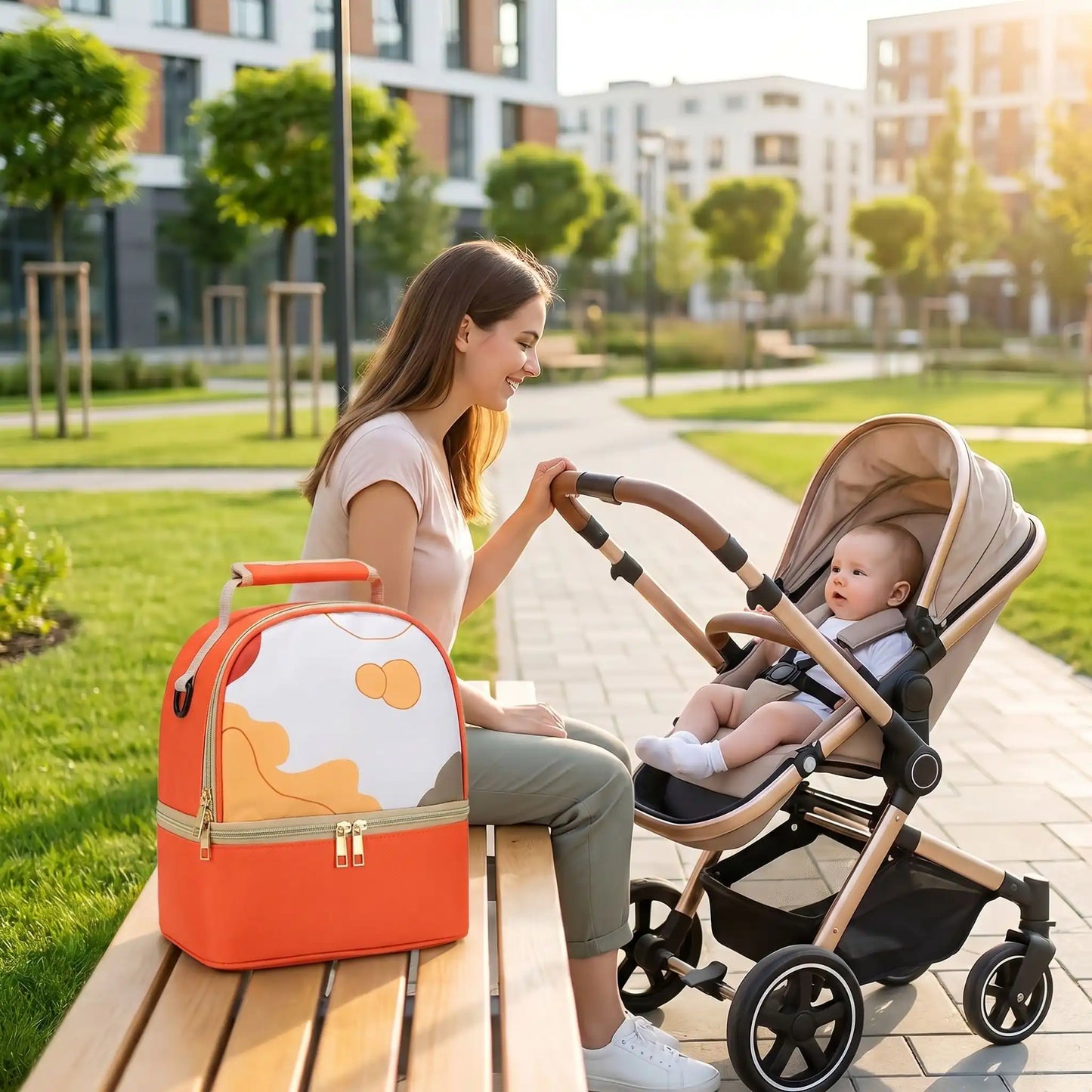 sac biberon isotherme sortie parc poussette maman bebe repas temperature ideale