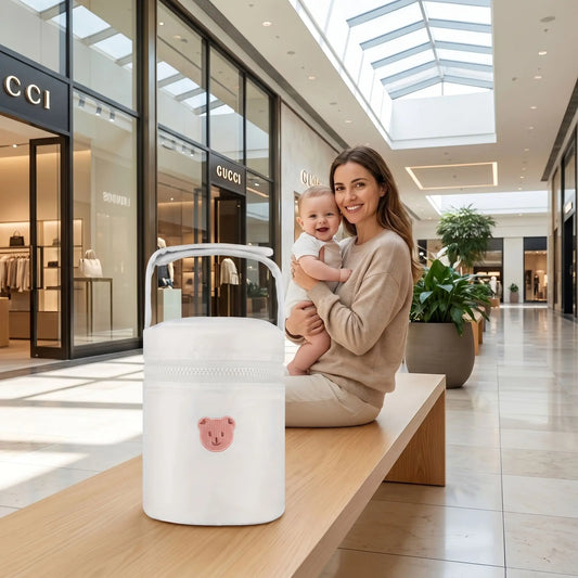 sac isotherme biberon beige maman bebe centre commercial