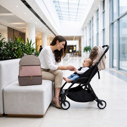 sac isotherme biberon accompagne maman et bebe dans leurs deplacements quotidiens
