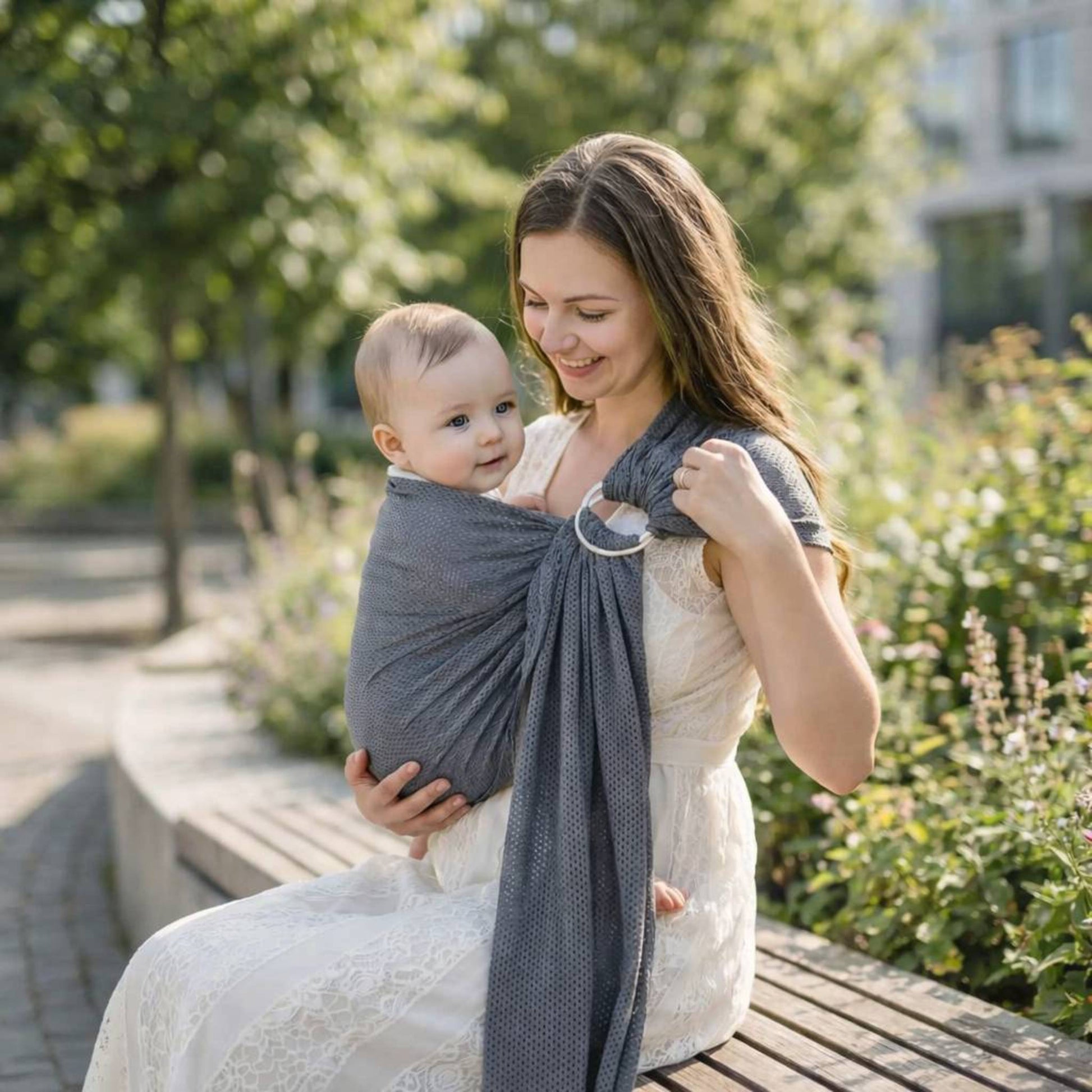 sling bebe variante gis portage-simple parc ajustement boucle